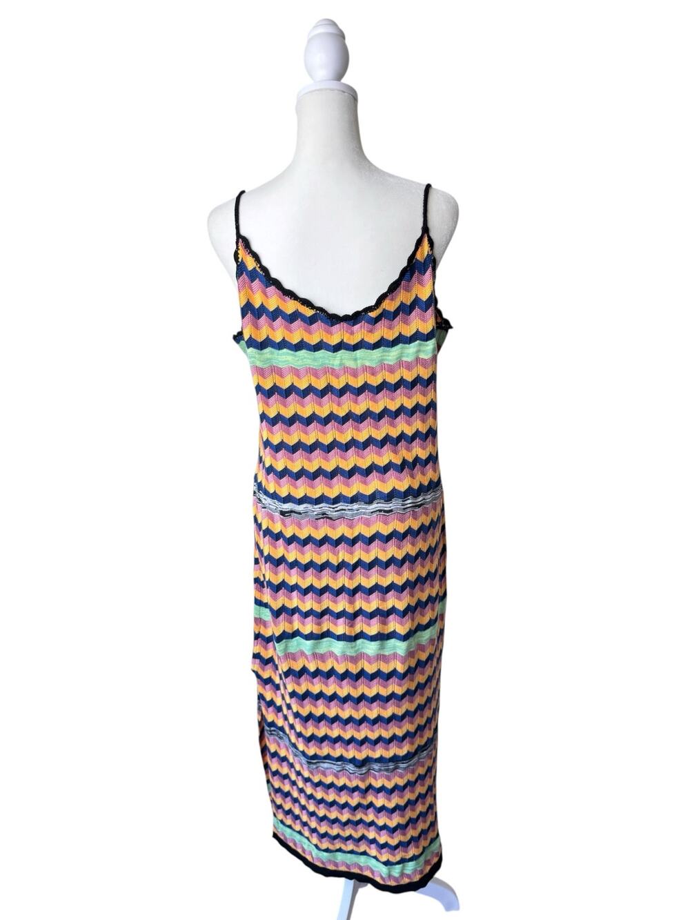 SCOTCH & SODA Amsterdam Born to Love Chevron Midi Tank Dress Size Medium